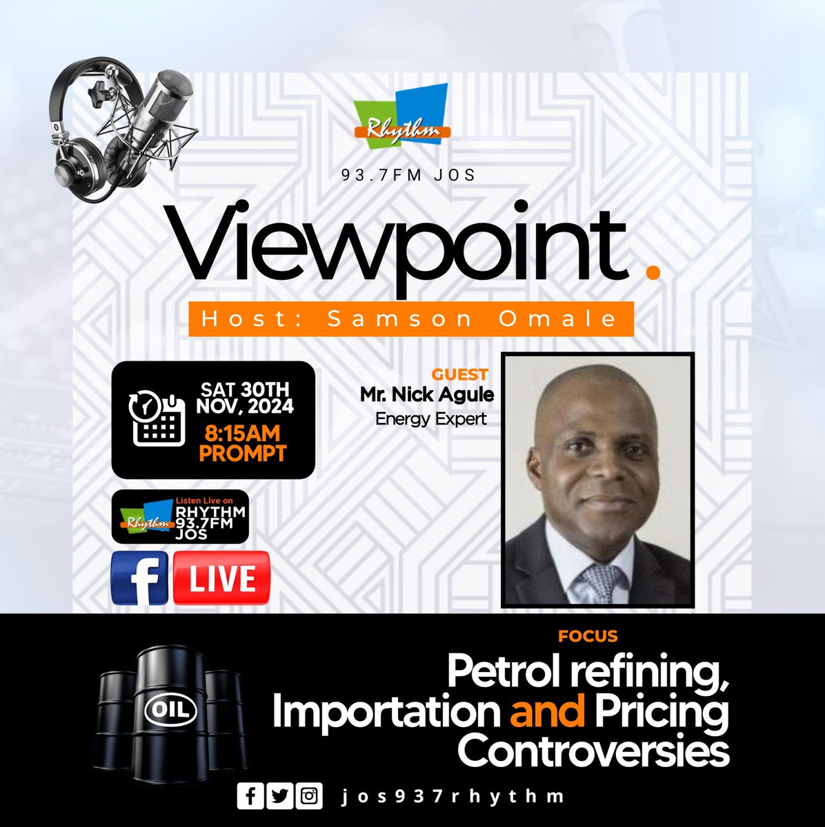 Tune in. My Guest NICK AGULE, worked in Shell, Chevron, BP, London for over 20 years. He brings so much clarity to the conversation. Tune in if you can.