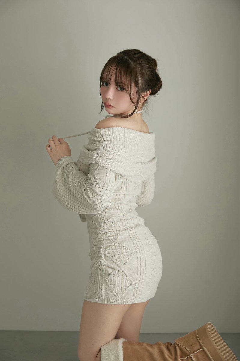 トップス andmarry Cameron cable knit mini dress andmary على X: 