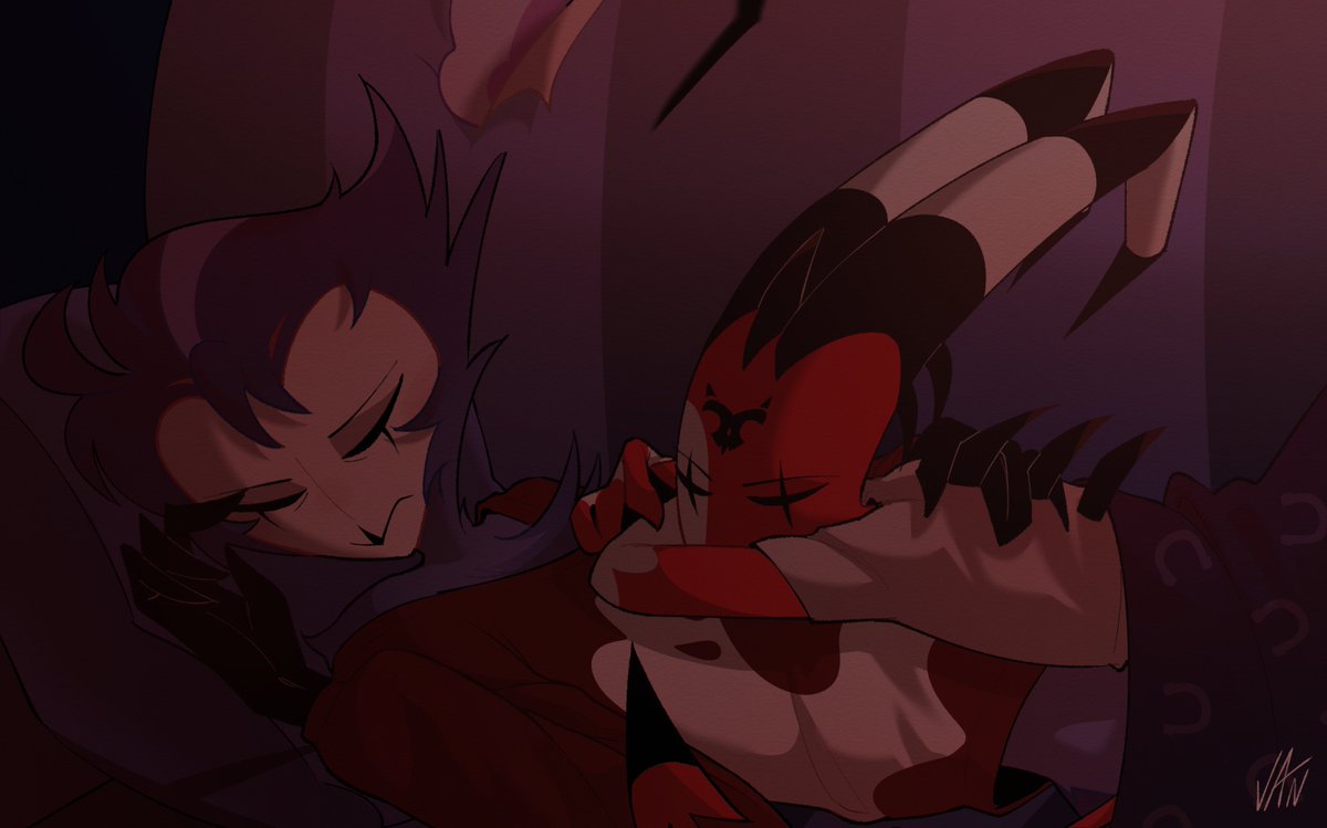 Vanhhopi's tweet photo. #HelluvaBossFanart https://t.co/Ln0BeBb1gR