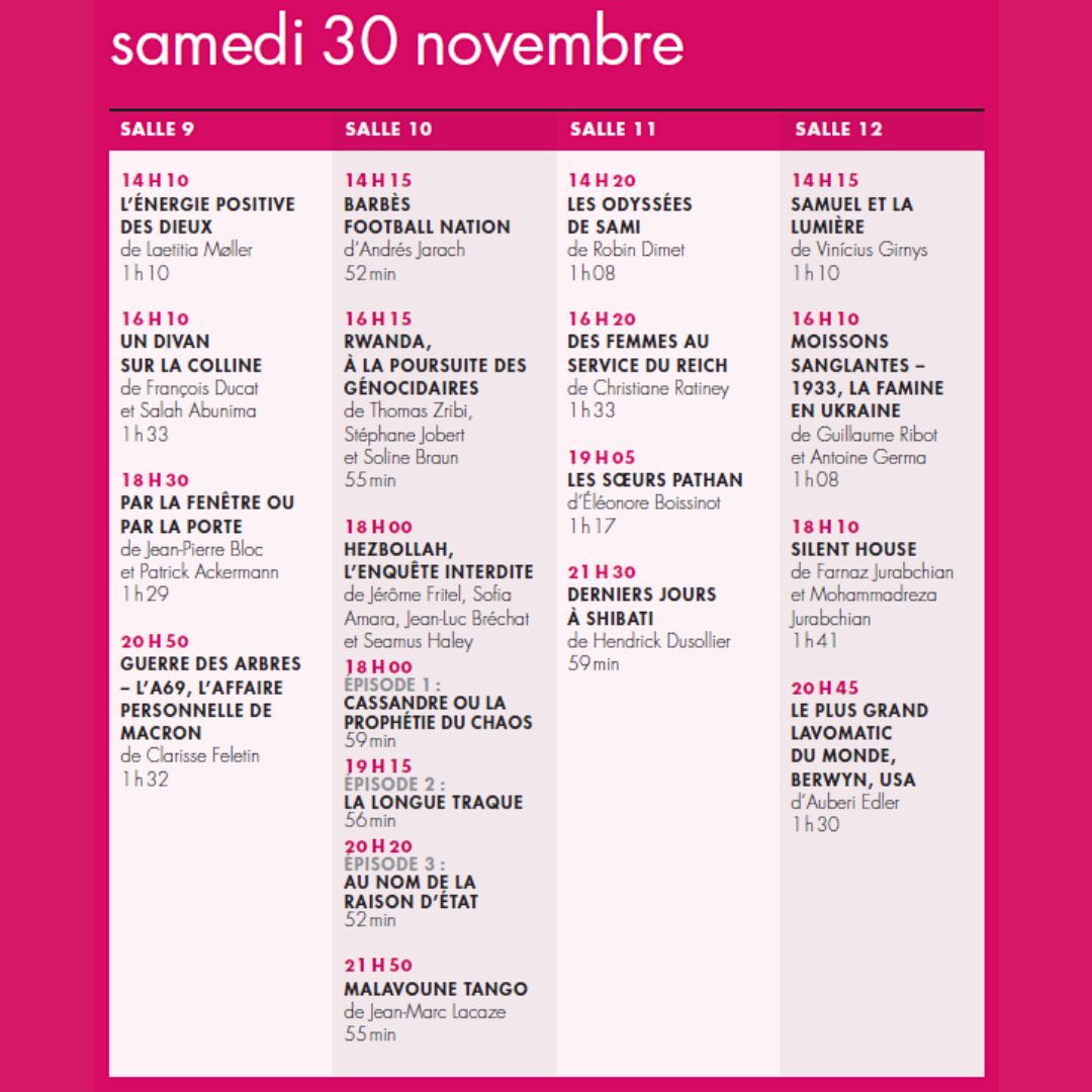 🎬🌟 C'est parti pour le Festival #VraideVrai au <a href="/mk2/">mk2</a> bibliothèque ! Venez vivre la force du réel avec 3️⃣0️⃣ #documentaires incontournables, étoilés par la Scam

Découvrez le programme du jour et pensez à voter pour votre film coup de cœur en vue de la remise du #PrixduPublic 👇