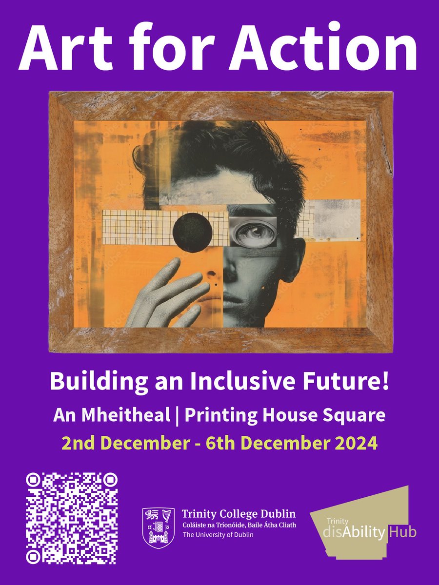 tcddublin's tweet image. 🎉 Disability Awareness Week 🎉
Celebrate inclusion with events starting this Monday, 4th December:
📲 Check out what is happening during Disability Awareness Week at #TrinityCollegeDublin
 bit.ly/3Zfu66e
#DisabilityAwarenessWeek #InclusionMatters