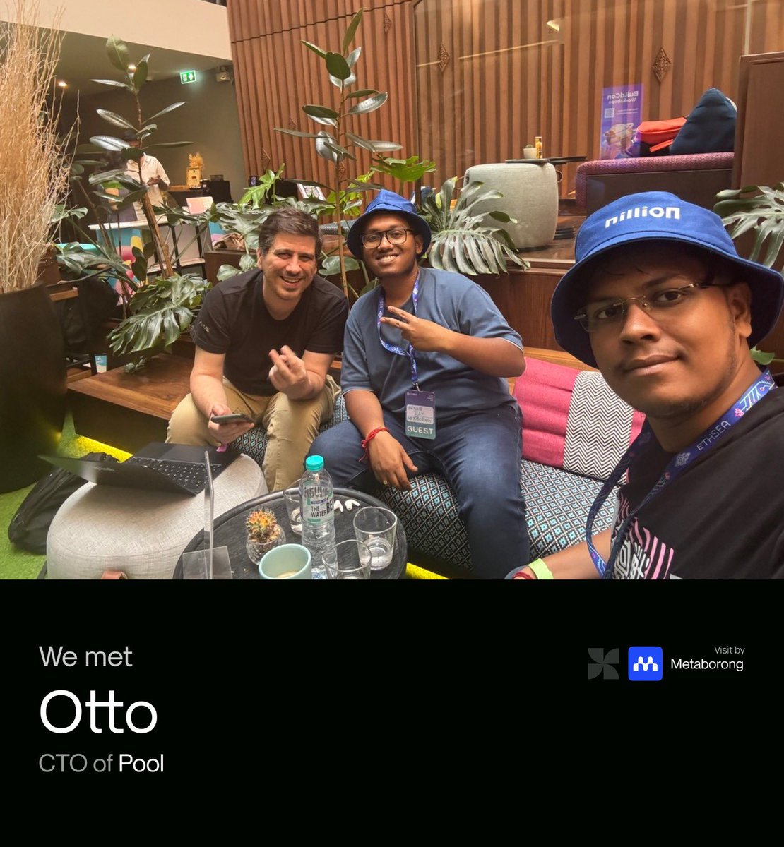 Metaborong's tweet image. 🇹🇭 Making waves at @EFDevcon 
Aligned with visionary builders &amp;amp; secured key partnerships that will elevate web3. Big moves in motion - watch this space! 🚀
#web3 #BUIDLers #metaborong #innovation #Devcon2024