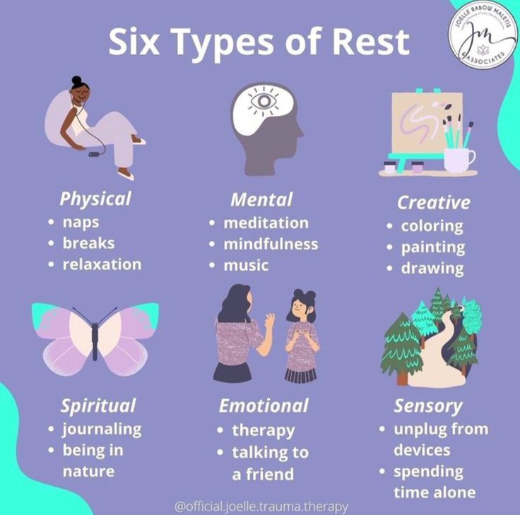 What type of rest do you need this weekend?