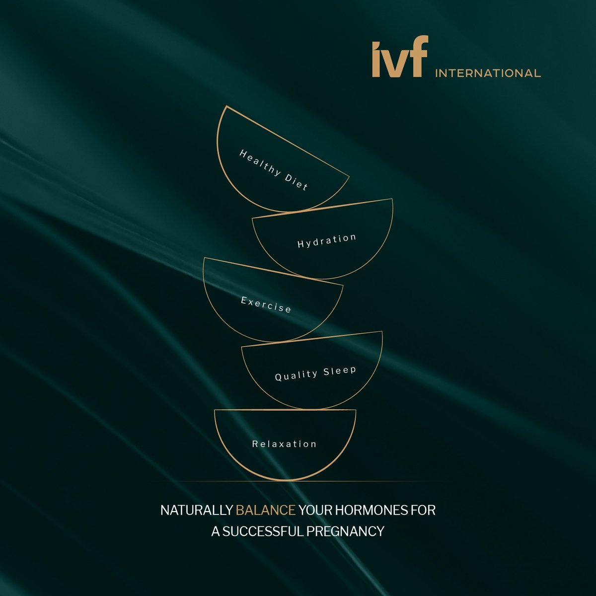 IVF_int's tweet photo. خطوة نحو تحقيق التوازن الهرموني يمكنها أن تحدث فرق نحو الحمل الناجح. كل ما تحتاجه هو نظام غذائي والمحافظة على رطوبة الجسم لدعم تنظيم الهرمونات، مع ممارسة الرياضة والحصول على قسط كافي من النوم لإدارة التوتر. قم ببعض التغييرات والمنتظمة وشاهد تأثيرها على صحتك وكيف تقربك من حلمك. https://t.co/pYtvw2G5qH