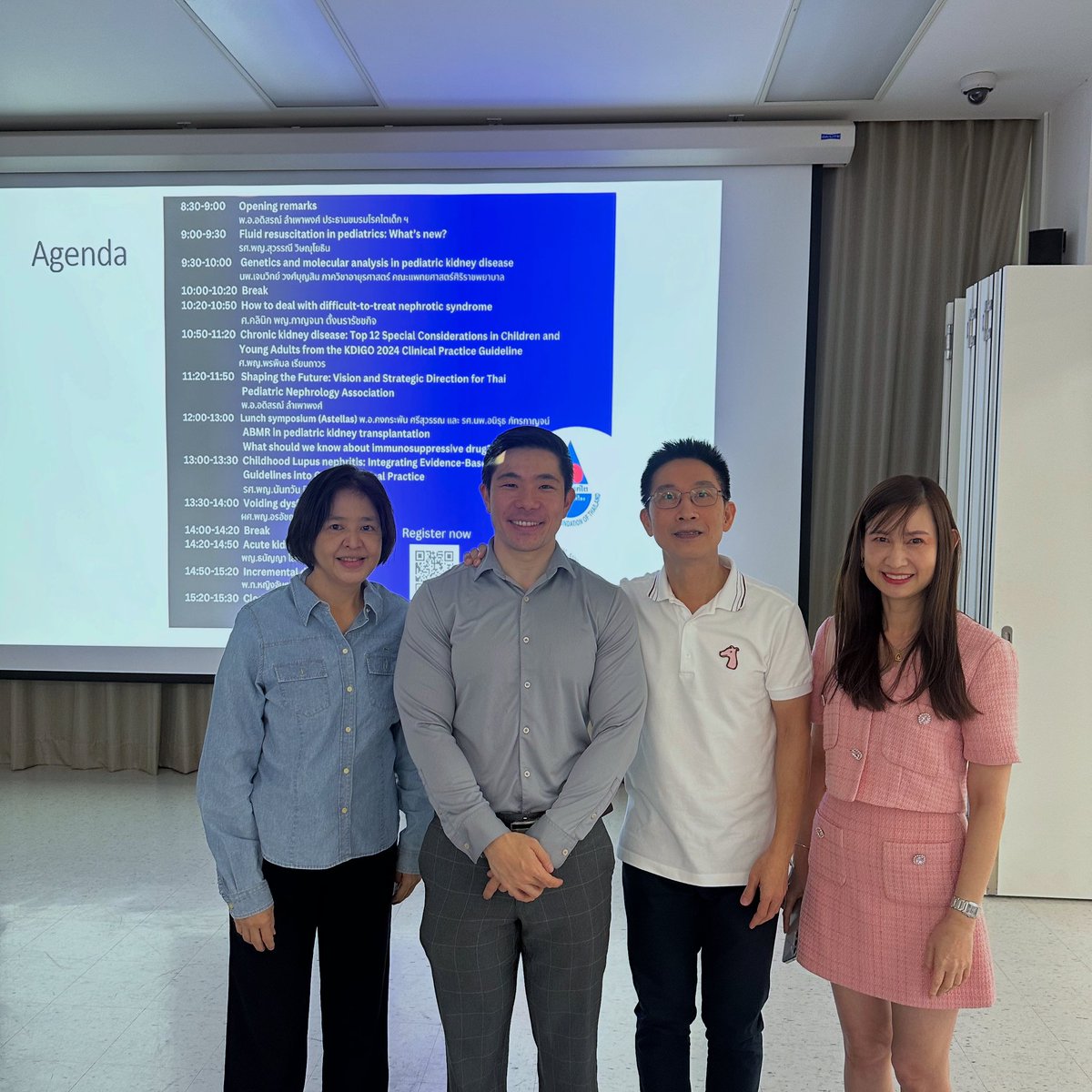 Thrilled to be sharing my experience with the Thai pediatric nephrology association !