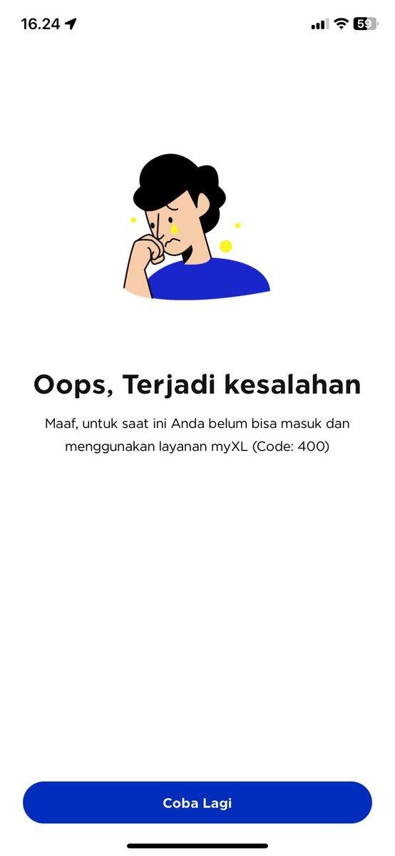 Daeng0908's tweet photo. @myXL @myXLCare ada apa dengan applikasi myXL? https://t.co/VJZkqvdpMC