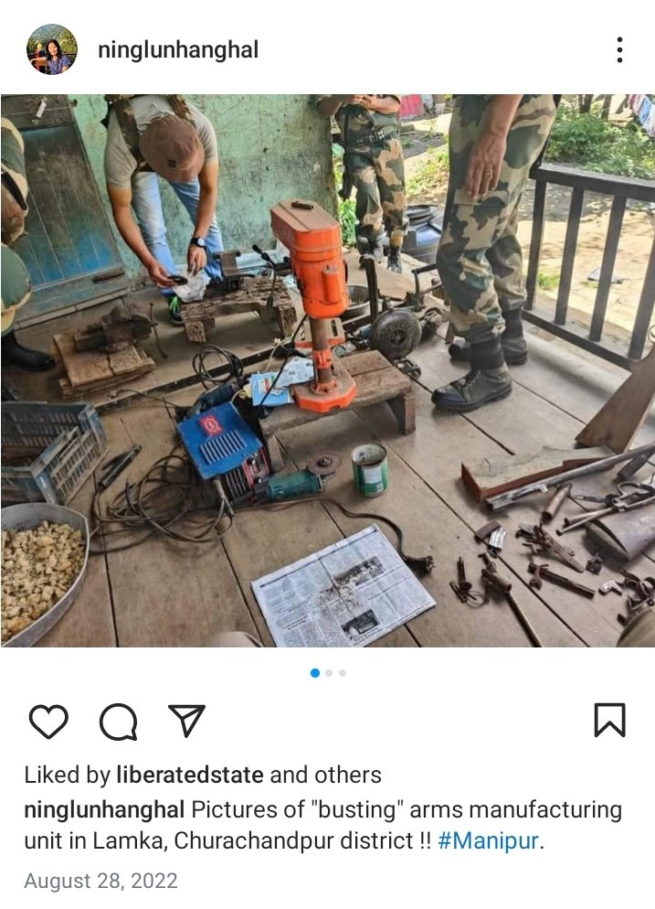 Miss video proof .<a href="/ninglunhanghal/">NinglunHanghal</a>, 

Peace in Manipur is a far cry when Myanmarese like you and your brethren continues to manufacture arms and ammunitions which is used to attack and kill innocent babies and women. Please stop preaching about peace when you are the one nurturing