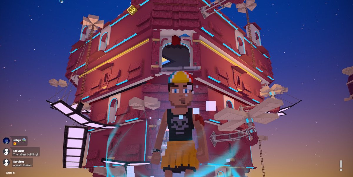 Deli2be's tweet photo. Lights, camera, action! I'm at the @mk2 Tower in The Quest for Movie Magic in @TheSandboxGame. Ready to be the star of my own blockbuster! 🎬🌟 https://t.co/qlpFMwsxH1 #TheSandbox #AlphaSeason4 #AS4SocialChallenge https://t.co/9iMft0pN75