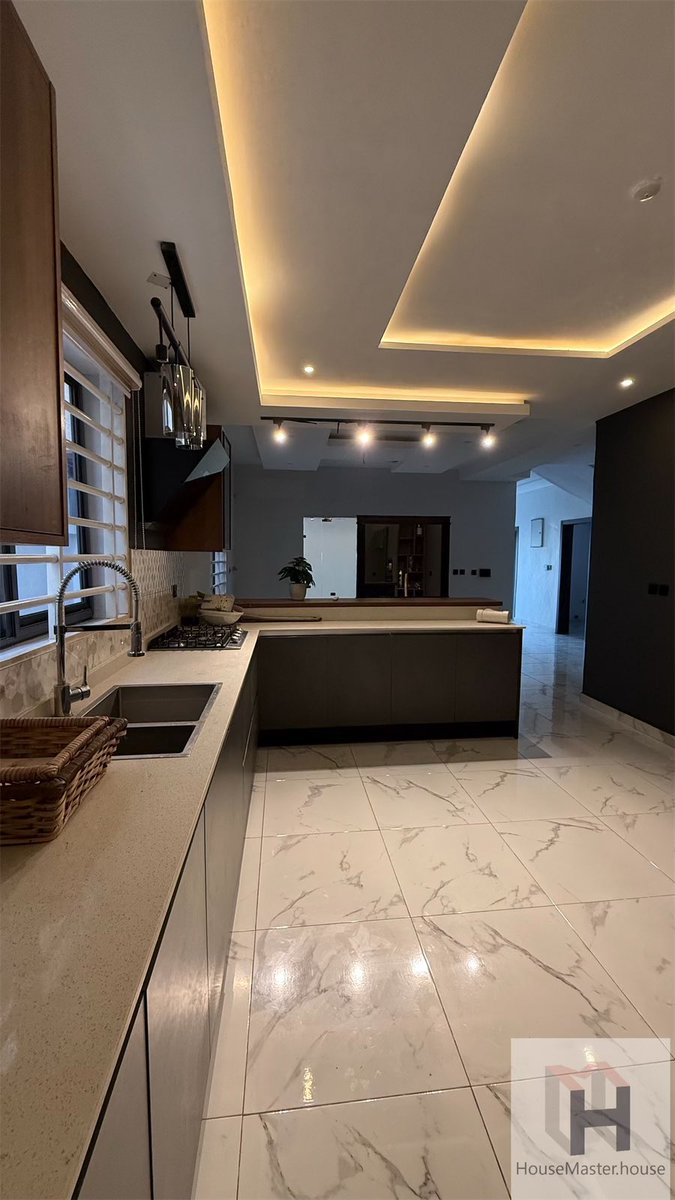 This well-located home offers:

•4 Bedrooms en-suite
•Well-Fitted Kitchen
•CCTV Cameras 
•Automated Gate for convenience
•Backyard Space with potential for future development.