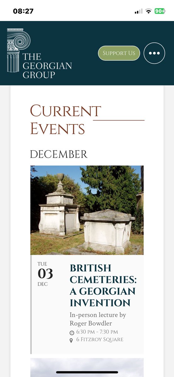 Roll up, roll up… I’m giving a lecture <a href="/GeorgianGroup/">The Georgian Group</a> on Tuesday 3rd December on the Georgian origins of British cemeteries. 6.30 start at 6 Fitzroy Square. A spot of seasonal #gravedigging
