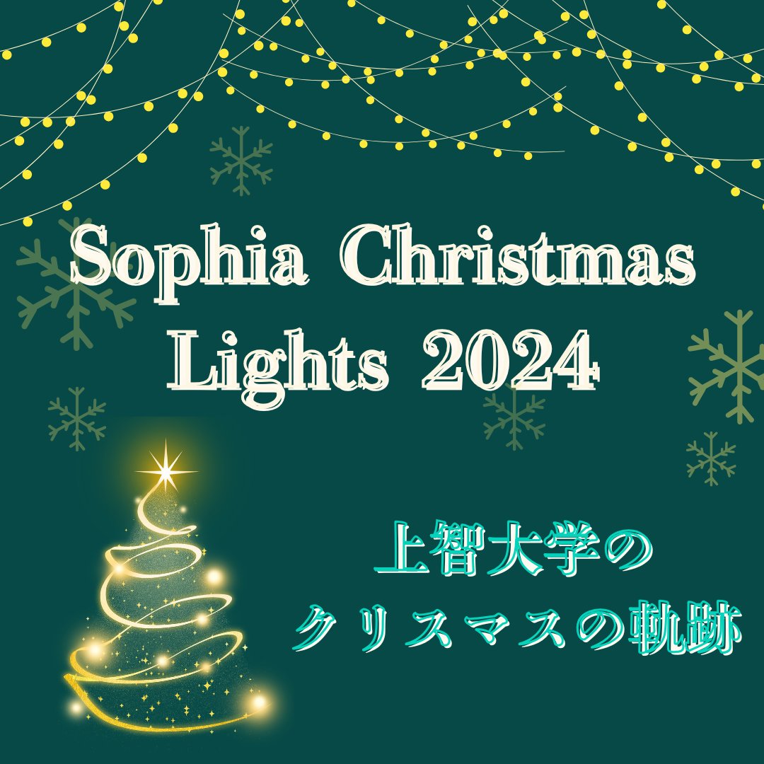 Peercafe_sophia's tweet photo. ⋆⸜ Sophia Christmas Lights 2024 ⸝⋆

　上智大学でクリスマスにイルミネーションが灯ることは恒例化していますが、その始まりはひとりの学生でした。

　暗くて寒い大学を照らしたいと願った彼は、2000年、1つの木にイルミネーションを取り付け、小さくもあ��たかな光でみんなを照らします🕯️ https://t.co/M3UpFSklen