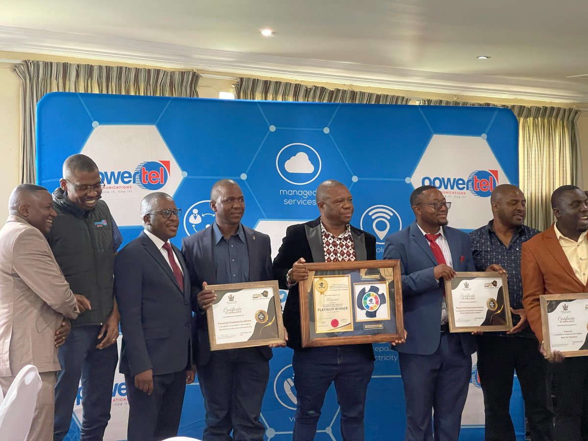 PowerTelZW's tweet photo. Yesterday, #Powertel hosted its Long Service Awards at the ZESA National Training Centre, celebrating both the dedication of its employees and the company's 25th anniversary. https://t.co/phPSpWsqkx