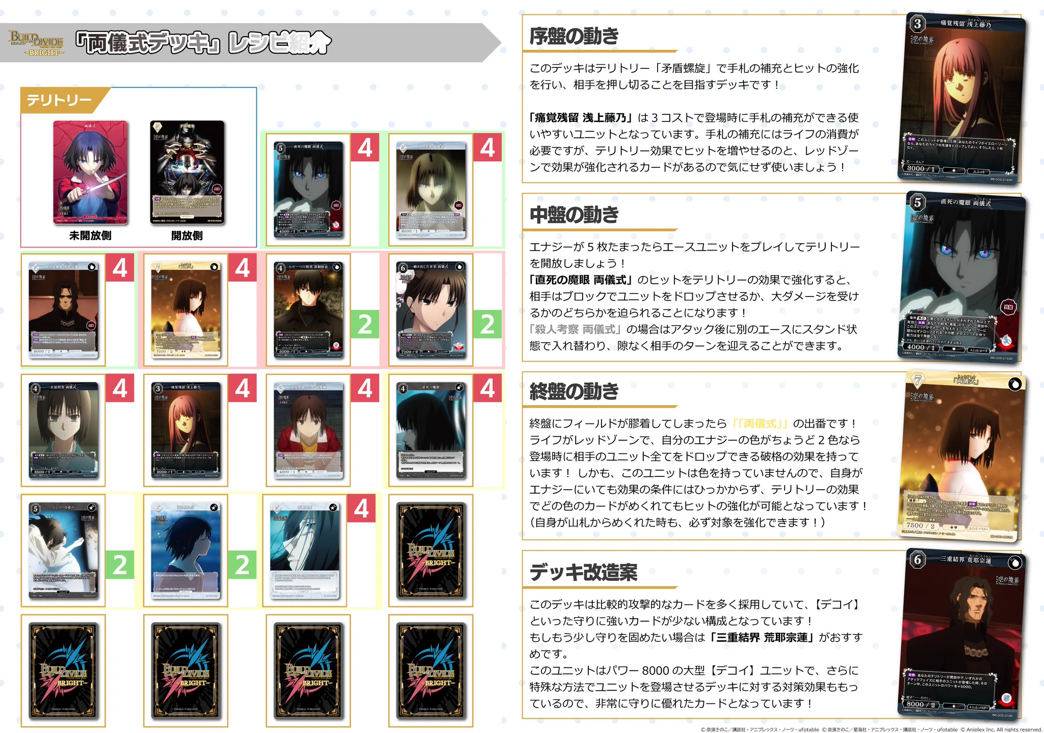 十*咲様 ビルディバイドブライト　神聖なる儀式デッキ　パーツ付き TCG「ビルディバイド」【公式】 on X: 