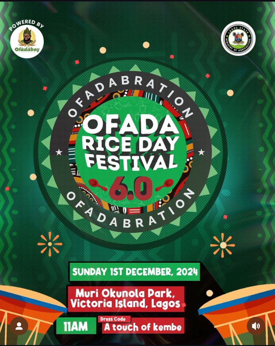 feez_TODA's tweet photo. Dec 1st….Detty December Kick Off!!!! 
We are LIVE at the OFADA RICE DAY FESTIVAL tomorrow!!! 
Pls stop by for your yummy cocktails and Mocktails. 
Entry is free but Registration is compulsory! 
Cc @OfadaBoy 
#GrandeurCocktails
#GrandeurMerriment https://t.co/xUOmGrQ8aW