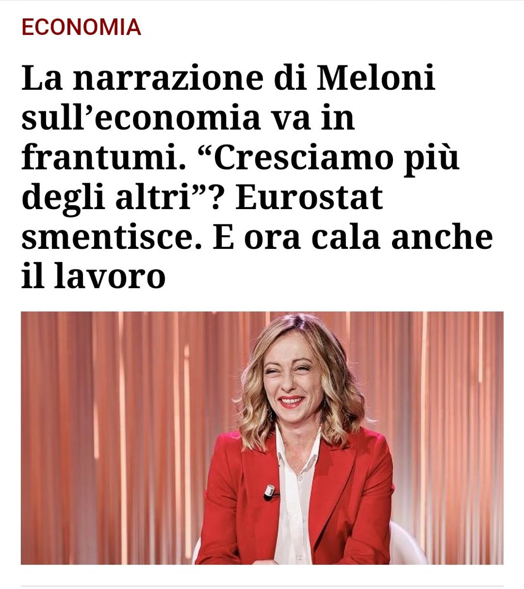 P_M_1960's tweet photo. #DATIISTAT
A novembre l'inflazione sale all'1,4%, pesano gli aumenti dei prezzi dei beni energetici e alimentari.
Il carrello della spesa è balzata a +2,6%.
La bufalara Melioni deve smetterla di fare la STORIA e capire che è arrivato il momento di andarsene a casa
#Dimissioni https://t.co/fAF1NeOUYS