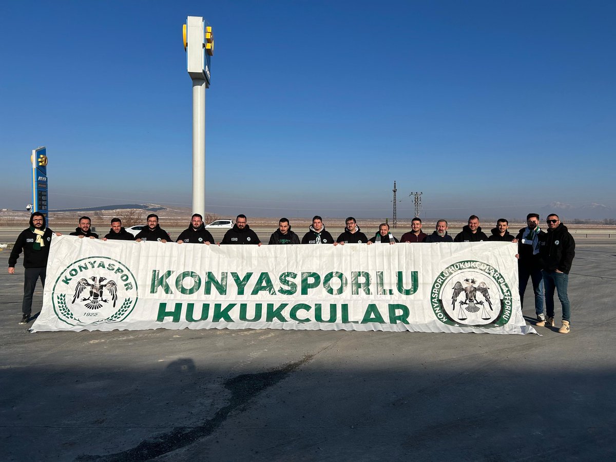 Konyasporlu Hukukçular deplasman yolunda.