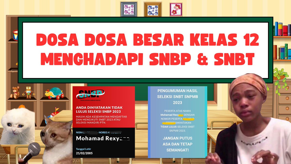 pengejarmimpid's tweet image. BUAT KELAS 12 JANGAN DITIRU!

Dosa-dosa besar yang aku lakuin selama kelas 12
🌛😱😭

— a thread