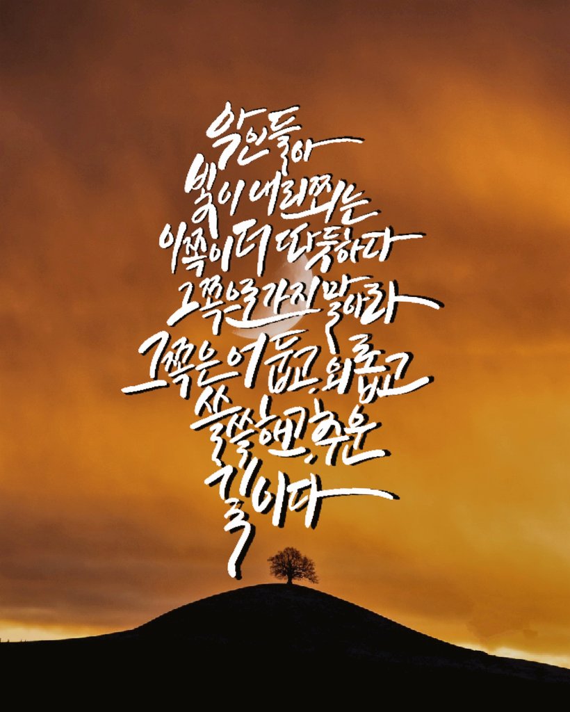 말랭 캘리 tweet media