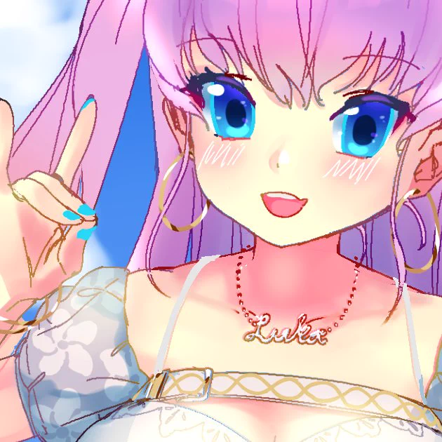 Boostお礼絵が結構溜まったので、ルカさんのまとめをPixivに上げてきました。加筆してるものも。 (1/2)