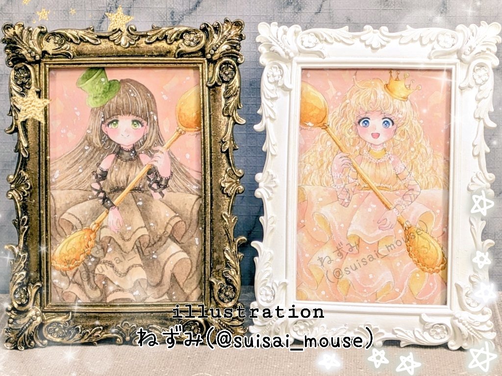 nanasi_marumaru's tweet photo. Ru＊NonnoART(@Ru_Nonno_ART)さんの
#ミルクにほどける 展にて
ねずみさん(@suisai_mouse)の【コーヒーちゃん】と【ミルクちゃん】をお迎えさせていただきました！
ふわりと広がるお揃いのドレスがとっても綺麗で、モチーフにとっても合ってて素敵です☕🥛🤎🤍 https://t.co/90of9zyGKv