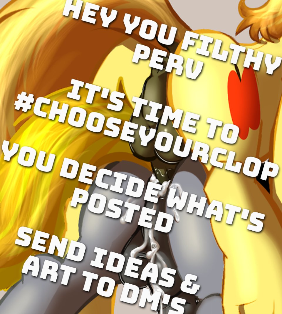 Clopbox's tweet photo. You pervs out there wanna #chooseyouownclop ?

 Drop me a DM with some ideas of what you wanna see and you might get chosen to have a whole day dedicated to post your #clop of choice!

DM me and let's get kinky ;) https://t.co/lSF72PnFSx