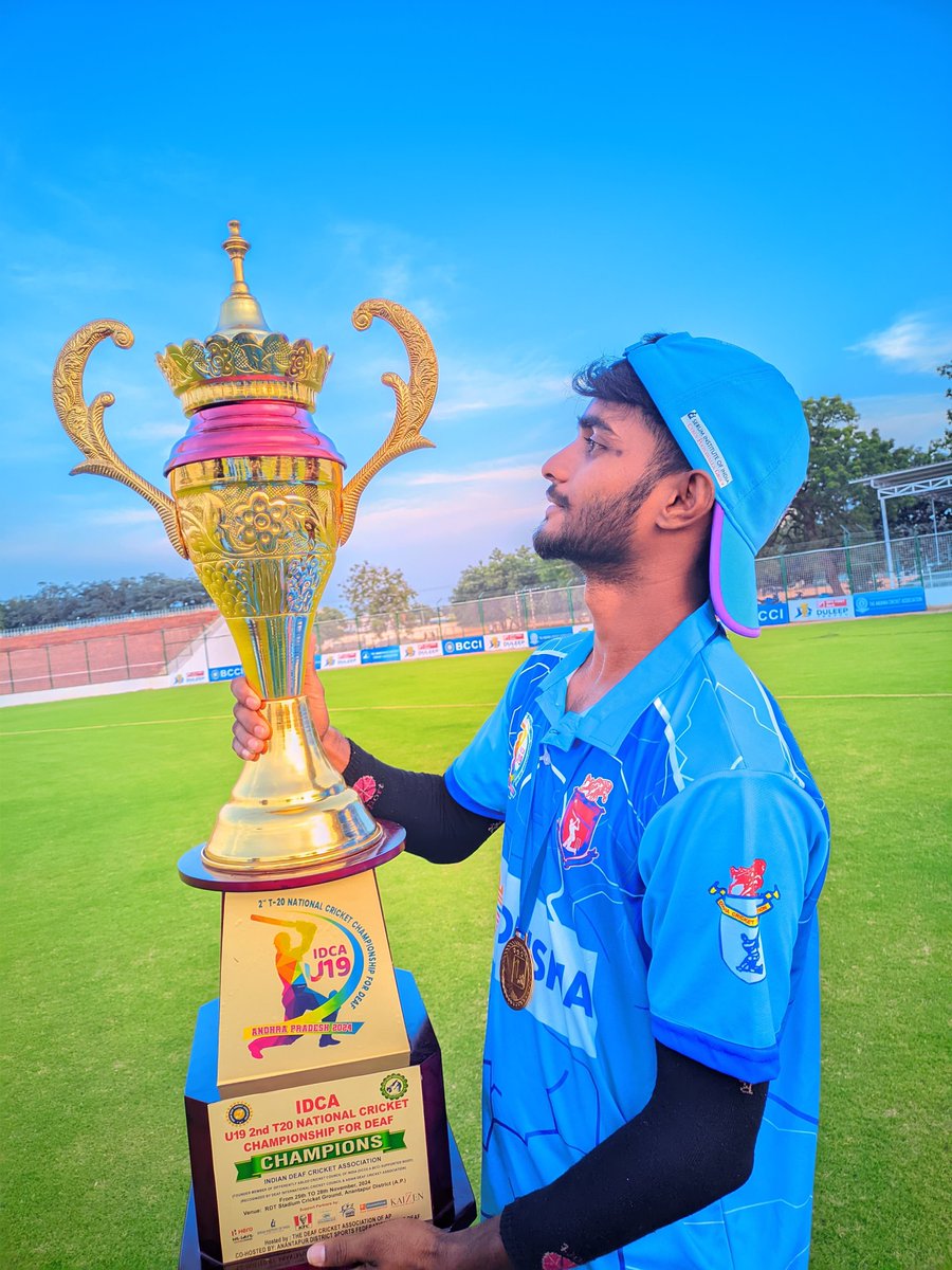 PradiptaKumarH5's tweet photo. @KDADeafofficial @official_odca @SmrutiRanj93402 @jitan_nayak3 @Gyanara40071565 Heartiest congratulations to the entire team of (KDAD) 3 Members receiving the Championship title! Your dedication, perseverance, and teamwork have paid free We are incredibly proud of each and every @GyanaPanda9601 @SmrutiRanj93402 @Jiten Nayak 
Thanks @official_odca 
@SSEPD2 https://t.co/4UGGevQmgY