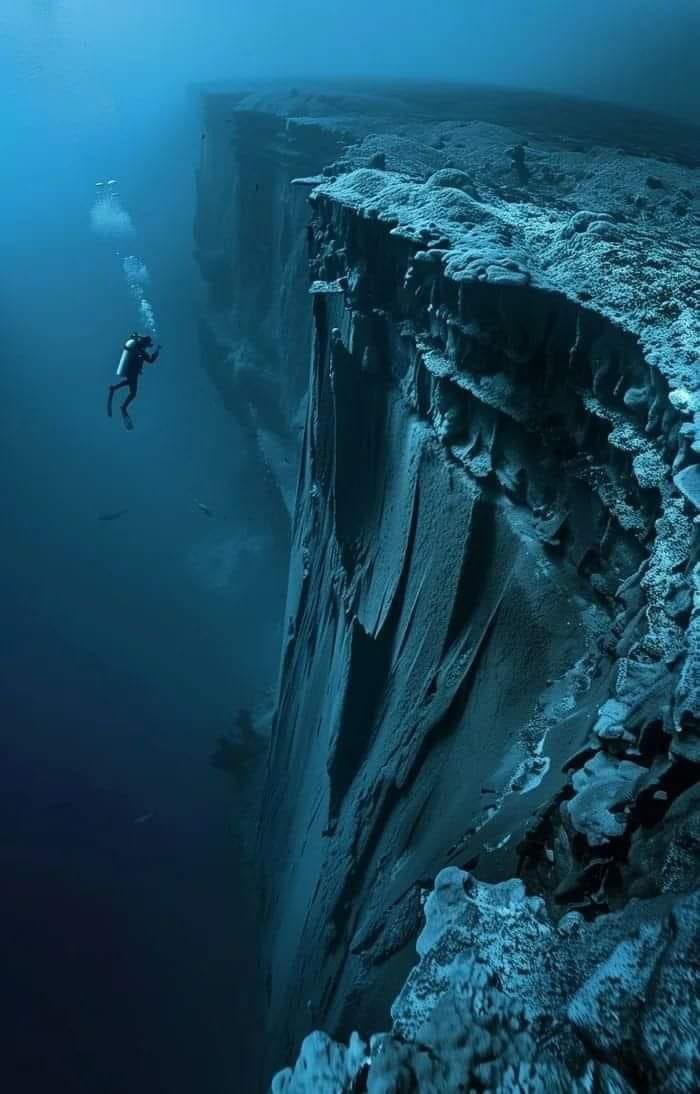 Diving into the deep ocean is like entering another world. At depths beyond 200 meters (656 feet), you find yourself in the mesopelagic zone, where sunlight begins to fade.

As you descend further, you reach the abyssal plains, stretching from 4,000 to 6,000 meters (13,123 to