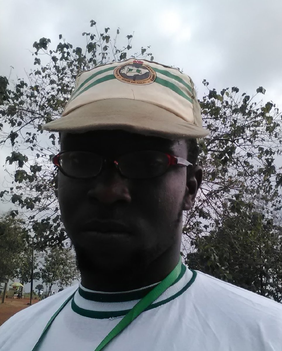 funanyachukwu's tweet photo. I just arrived Obubra Cross River NYSC camp a few days ago. Looking forward to serving the nation with all my heart.
Thank you Nigeria ๐ณ๐ฌ
#Crosskopa https://t.co/D0ggJ5Clen