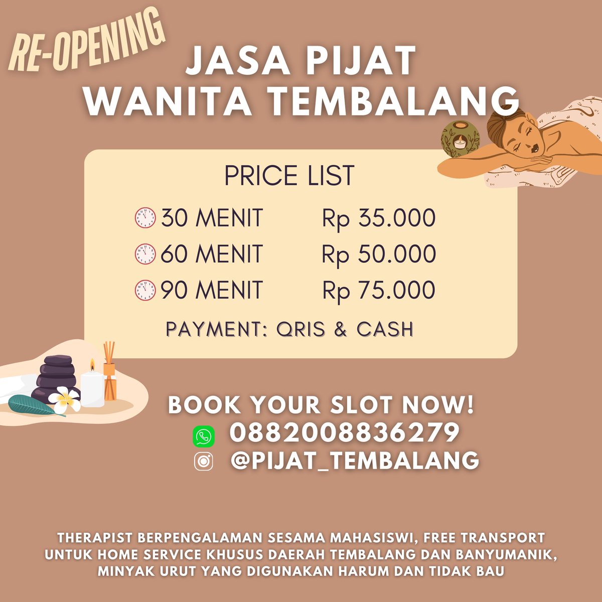 cemilmanis's tweet photo. @undipmfs yuk yg daerah tembalang atau semarang yg mau pijit bisa langsung cek profile!❤️ https://t.co/y4lLr47aZD