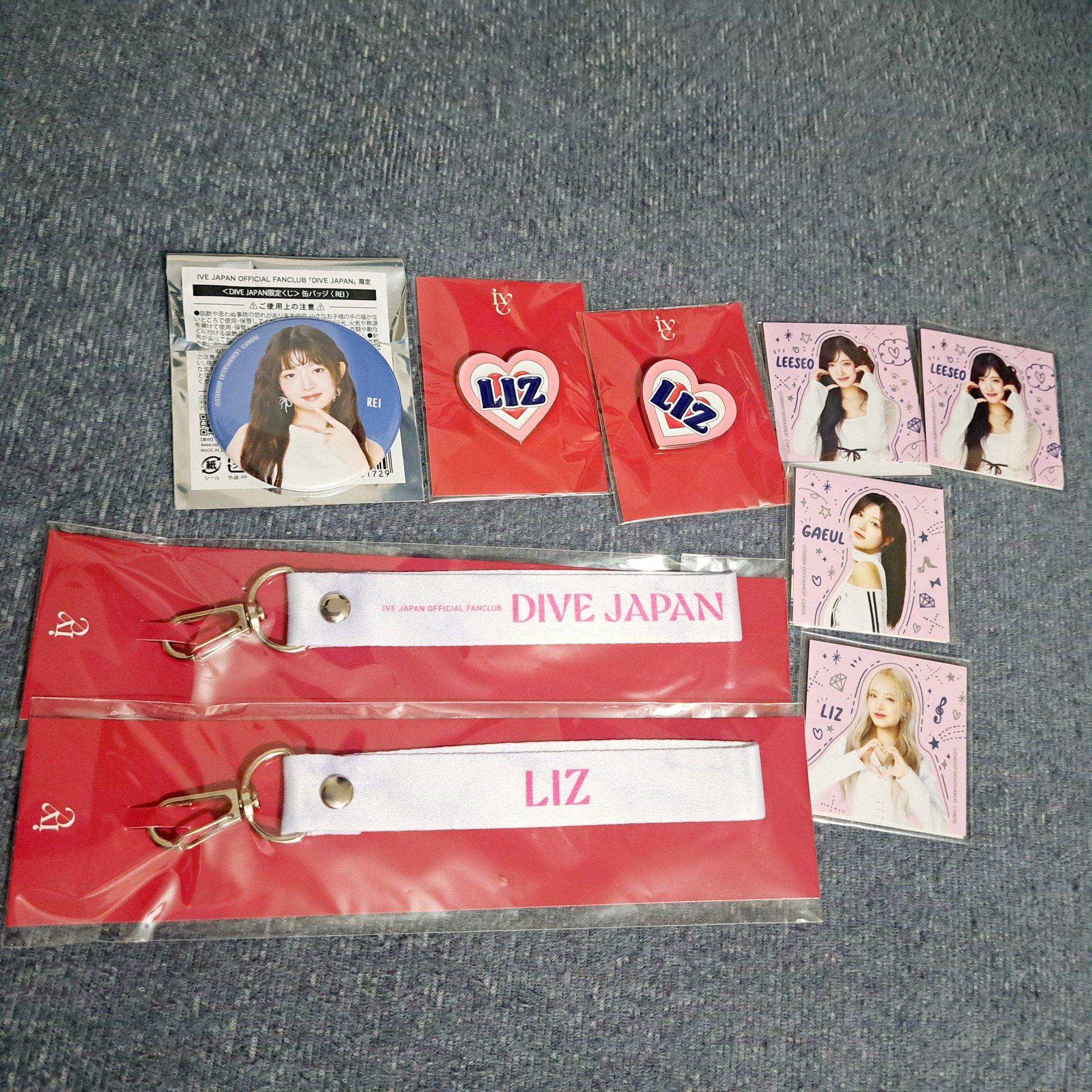 IVE ウォニョン 缶バッジ DIVE JAPAN 限定 くじ