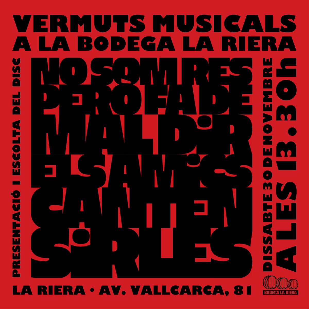 bankrobberbcn's tweet photo. NO SOM RES PERÒ JA TENIM ELS VINILS
Avui al migdia, vermut a Vallcarca. Somiarem truites. https://t.co/GKyuGAigIe