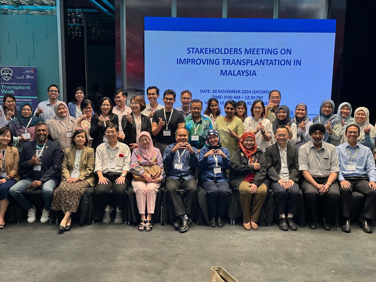 dr_dublin's tweet photo. Meeting on improving transplantation in Malaysia. 

 Happy to see colleagues from MoH, Universities, Private Hospitals &amp; also Laypeople patient advocates, coming together, working towards a common goal. https://t.co/GYlyjaAi7S