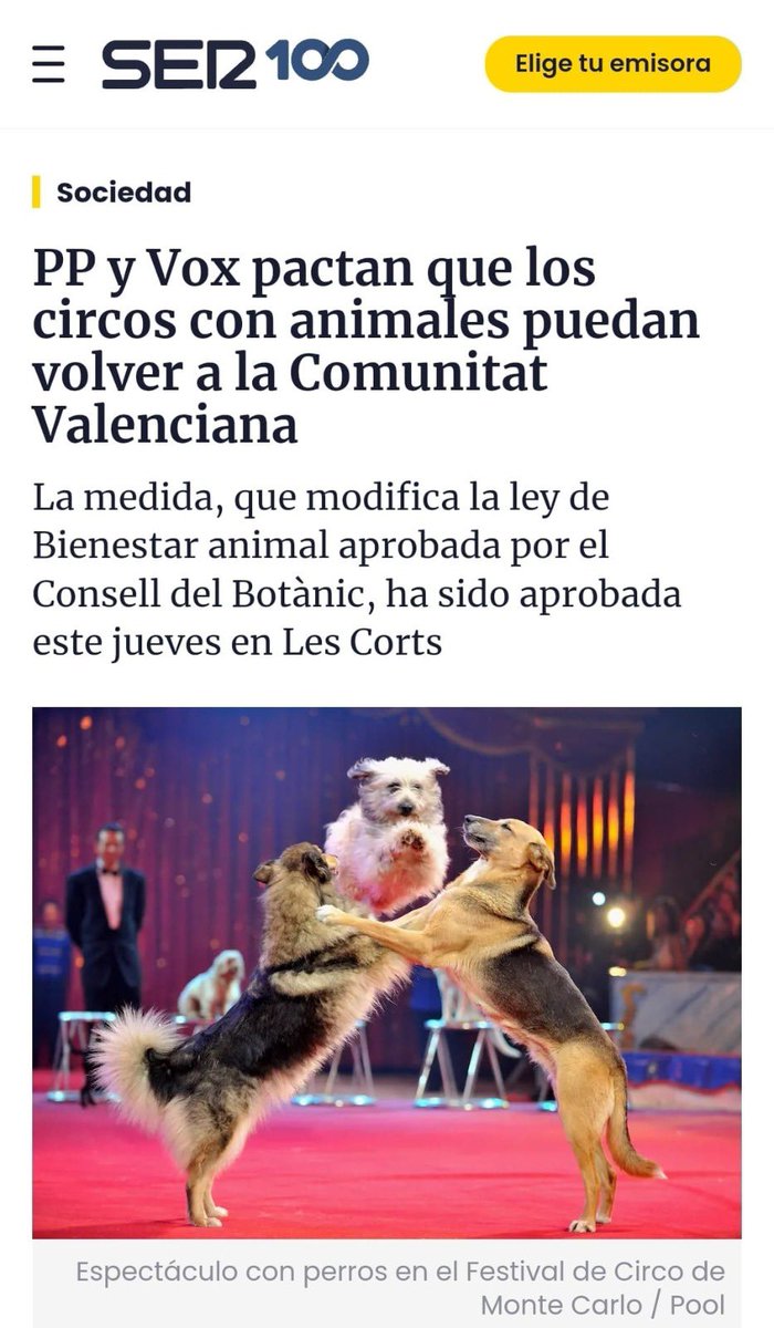 modepran's tweet image. Tenemos un gobierno autonómico que solo no sabe resolver los problemas de la gente si no que se dedica a volver a activar otros que ya se habían resuelto. 

- VUELVEN LOS CIRCOS CON ANIMALES
- SE FLEXIBILIZA EL SACRIFICIO DE ANIMALES