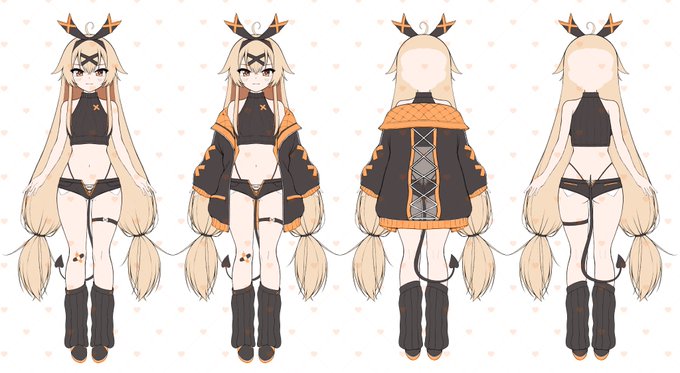 以前書いたオリキャラの立ち絵のラフ
前から少しデザインも変えたよ、楽しい😊 