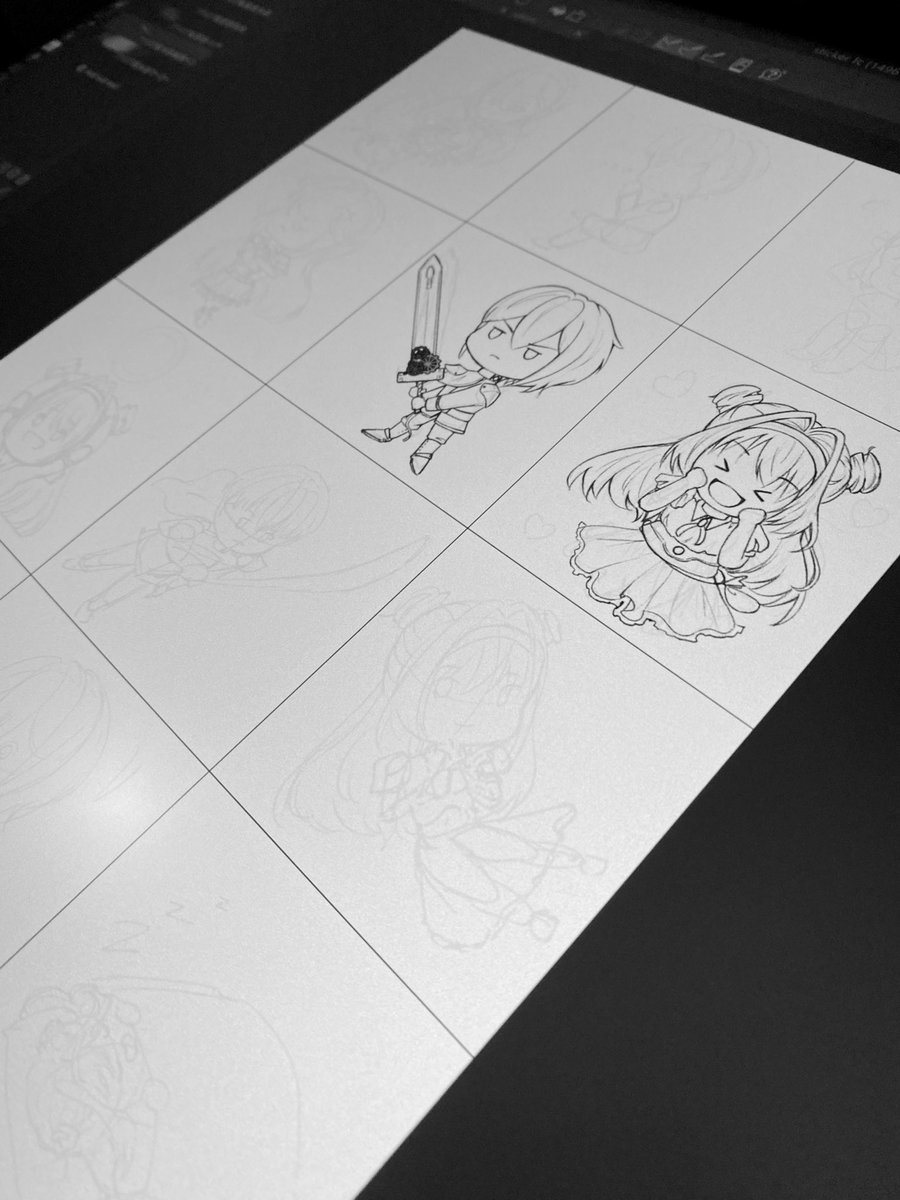 sakuranb0latte's tweet image. Can wait to share these❤️✨

#chibiart #AnimeArt #digitalsticker #stickers