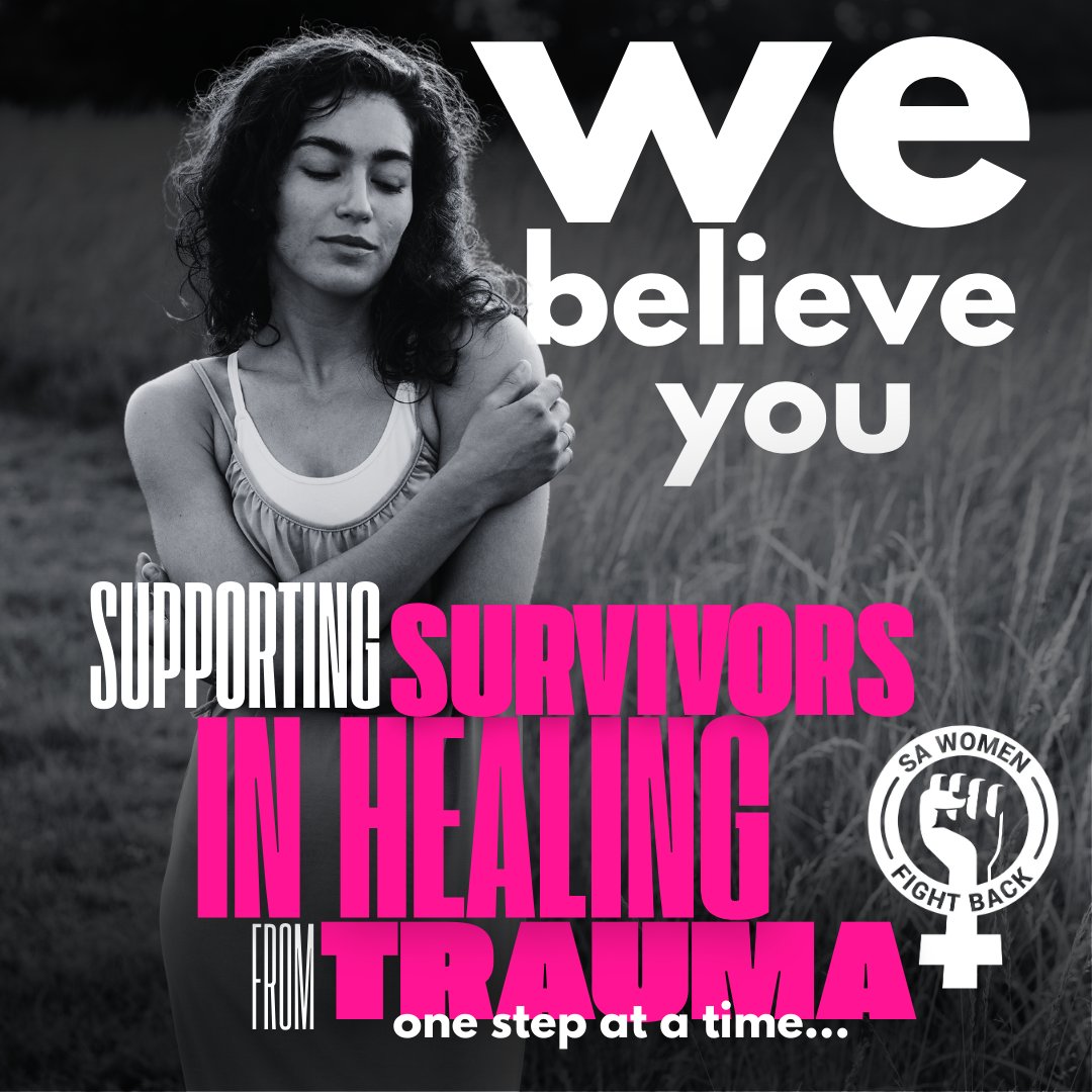 Here are tips from mental health professionals for those coping with secondary trauma:
1. Prioritise self-care and set boundaries.
2. Seek support from trusted friends or professionals.
3. Practice mindfulness or grounding techniques.

#WeBelieveYou #16DaysOfActivismSA