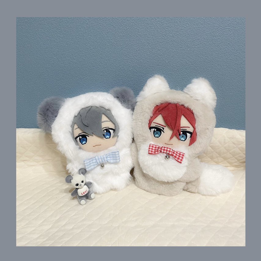 一緒に着るとかわいいかも🐼🦊
