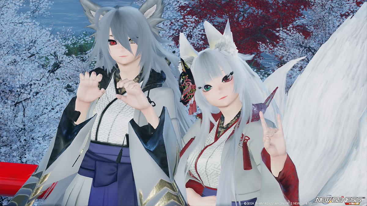 #メンテの日じゃないけどssを貼る
#PSO2NGS_SS
#PSO2NGS
クリスペで雷華ちゃんとSS！