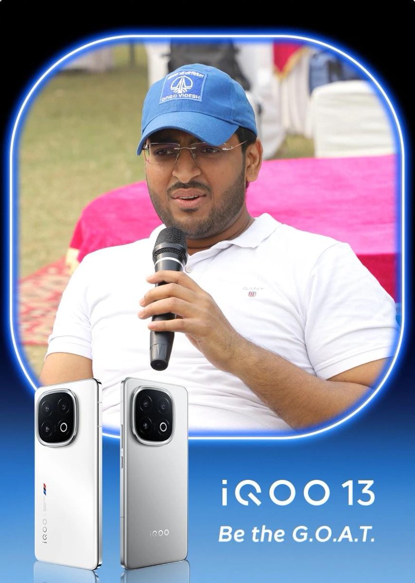 Itsmeamit_1's tweet photo. Get ready on 3rd December to experience the #BeTheGOAT 
Super Excited for #iQOO13 launch Event
 @nipunmarya @IqooInd https://t.co/phZ0BPTYO8