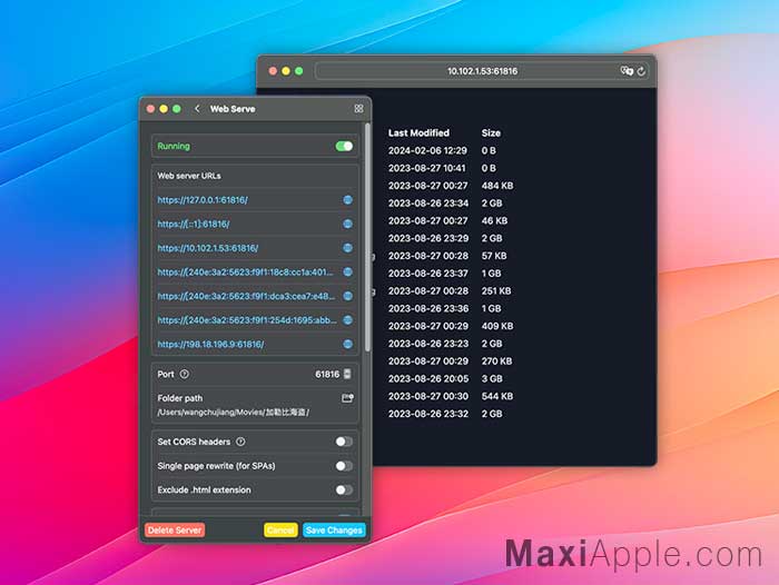 MaxiApple's tweet image. Simple Web Server Vous Permet de Créer et de Gérer des Serveurs en Local Facilement.
#SimpleWebServer #free #FreeApp #Software #macOS #Windows #maxiapple
maxiapple.com/2024/10/simple…