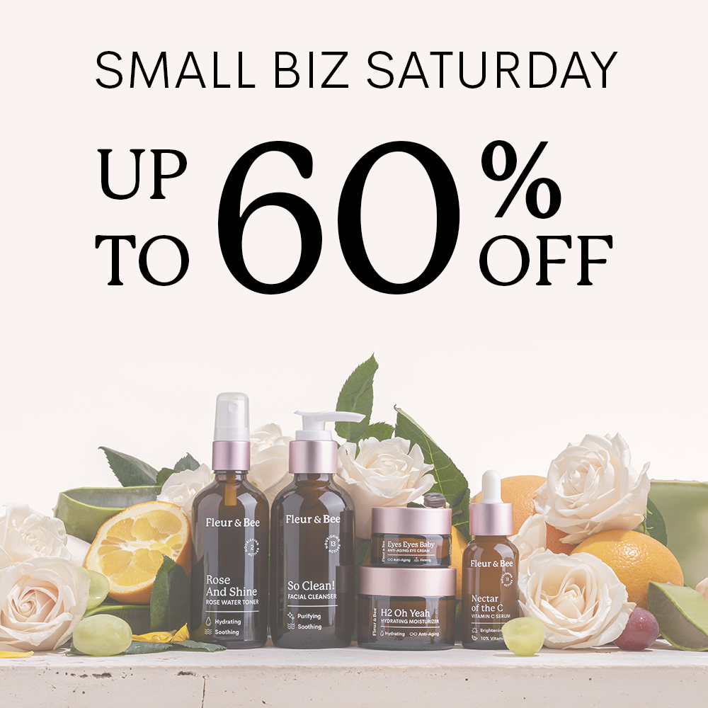 FleurandBee's tweet photo. Today is "Small Business Saturday", and we wanted to take a moment to thank you for supporting our small business.

To celebrate, we're extending our Black Friday Sale. We hope you enjoy the savings! https://t.co/KV4FUIVdB3