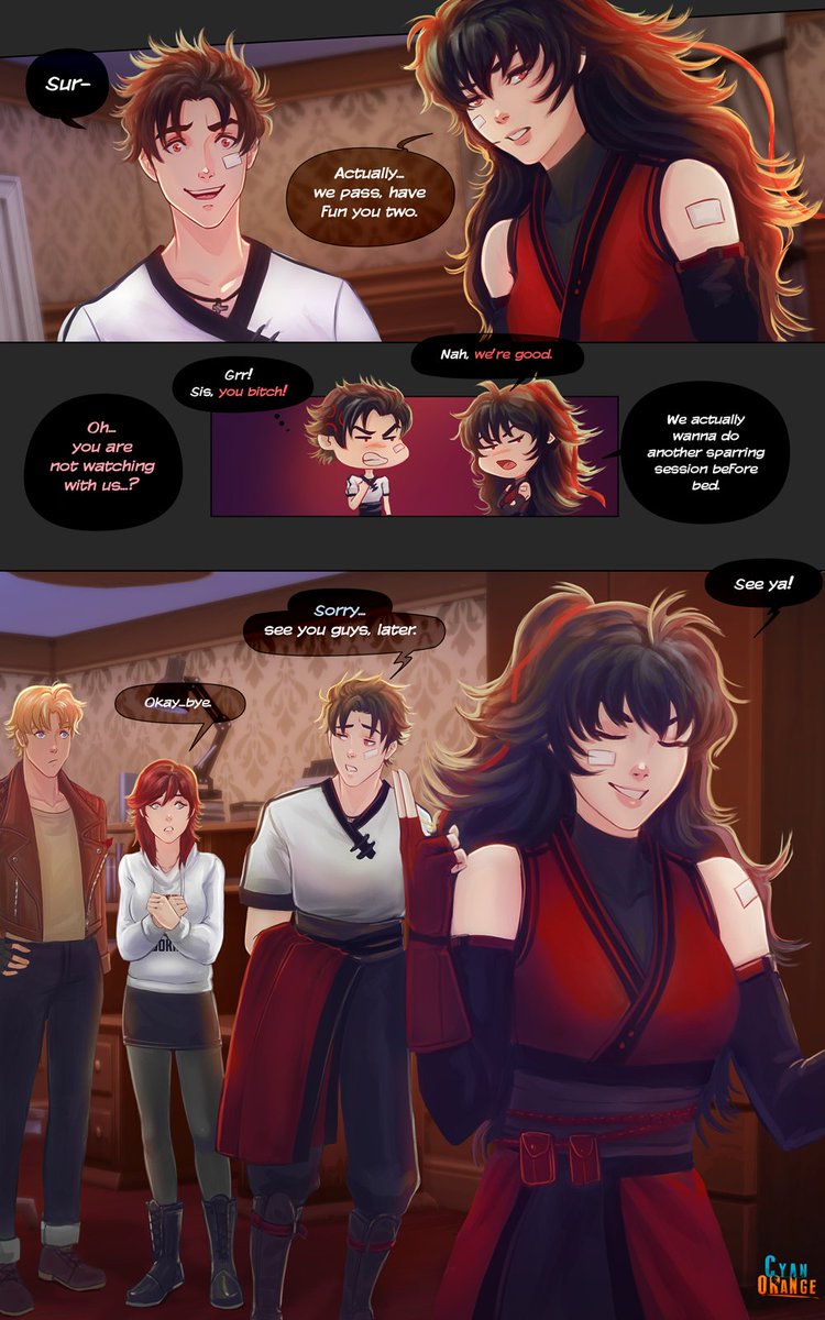 fan_comicstrq's tweet photo. Ch.9 - "Legacy - Part III (2/2)" If you liked the comic consider supporting us on Patreon! Our Patrons make this fancomic possible 🫶✨ #RWBY #STRQ #Fancomic https://t.co/in6ySjHLE8