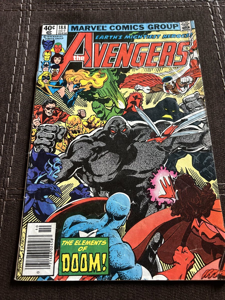 KandMComics's tweet photo. Next up on the #Avengers #ReadPile is no188 “Elementary Dear Avengers” by Mantlo & Byrne/Green/Springer. #comics #comicbooks #MarvelComics https://t.co/n7PbC5pwp4