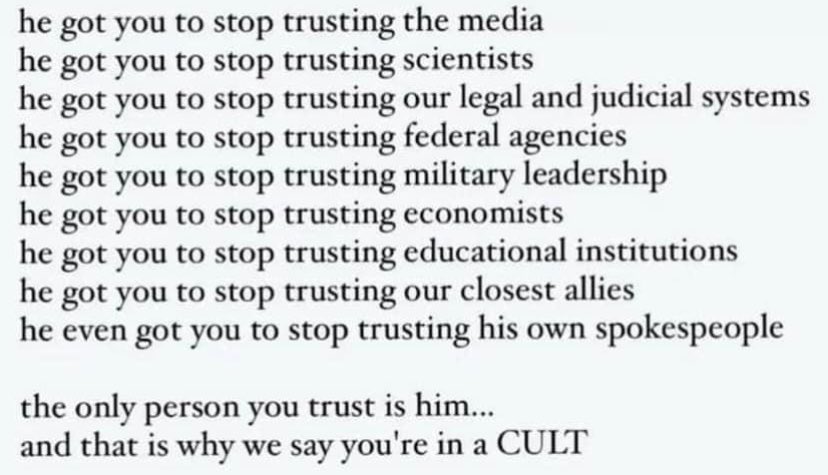 And, they will never admit it.