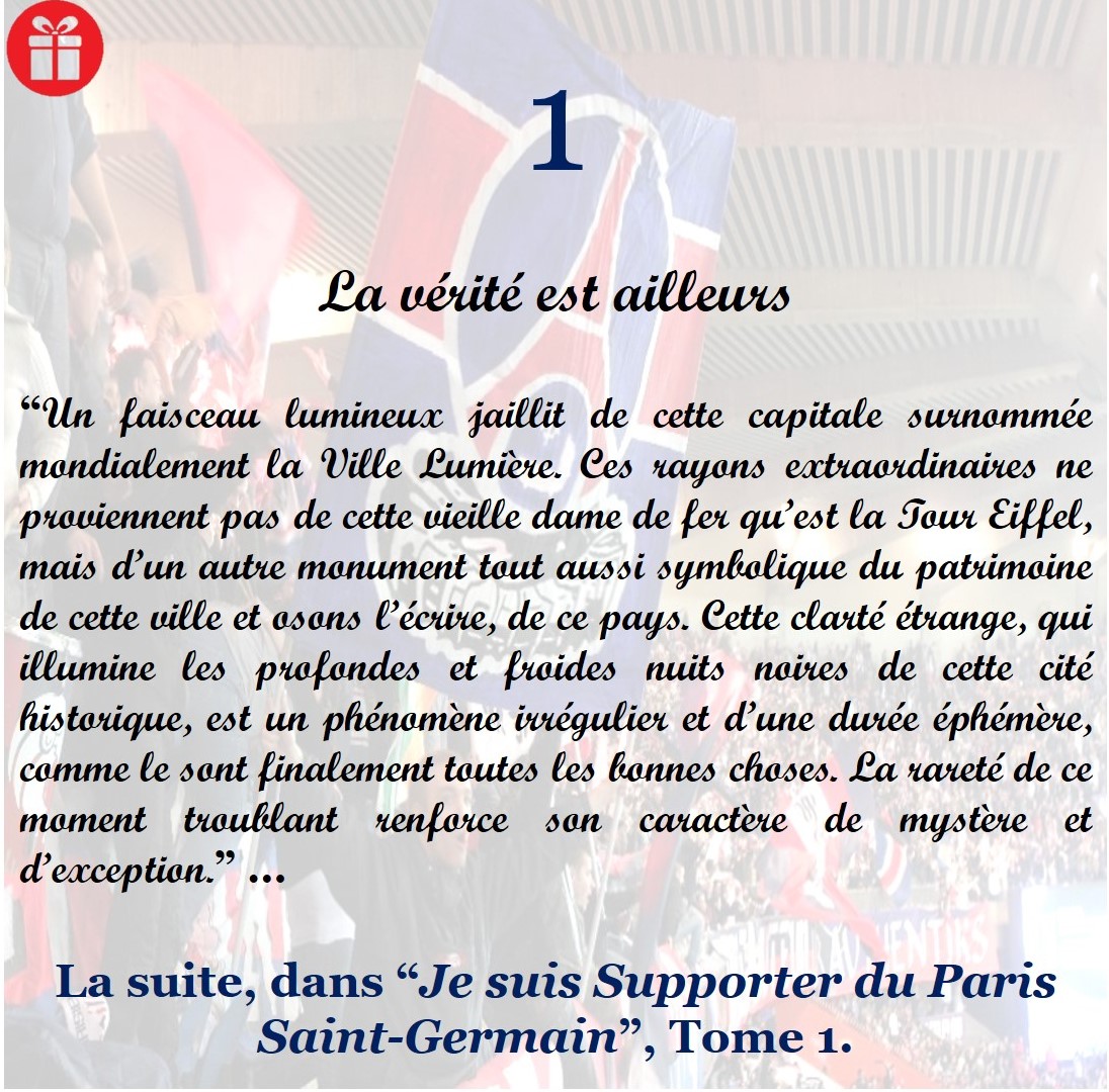 🔴La Vérité est Ailleurs🔵

📕📘Je suis supporter du Paris Saint-Germain, tome 1.

➡️amazon.fr/dp/B0C49Q4FKW?…