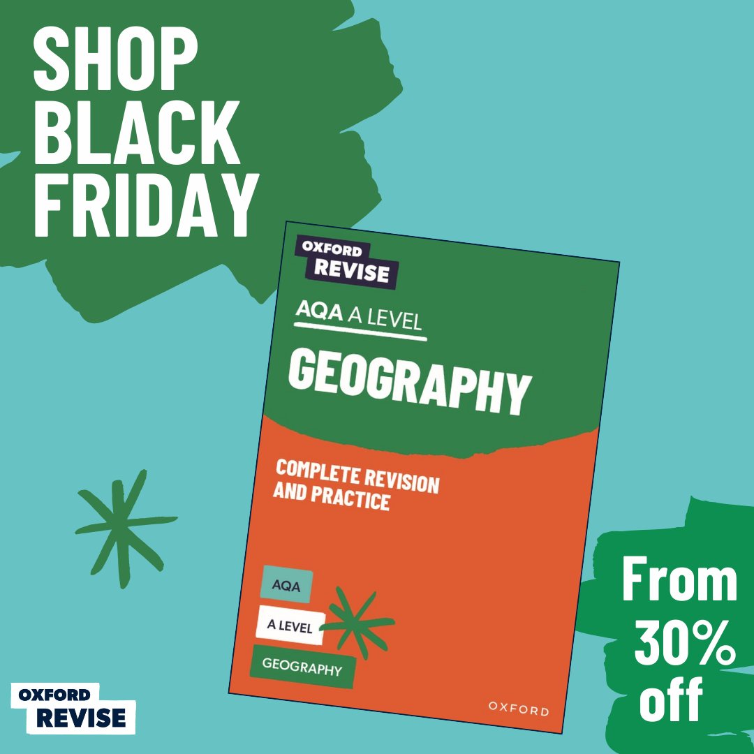 OUPSecondary's tweet image. We interrupt your scrolling with a #BlackFriday weekend deal! 
It might not be the most exciting pressie in the stocking, but it's defo going to be the most useful. Go on - sneak #OxfordRevise in!

Shop #GCSERevision and #ALevelRevision today: ow.ly/q6oB50Ugyr9
