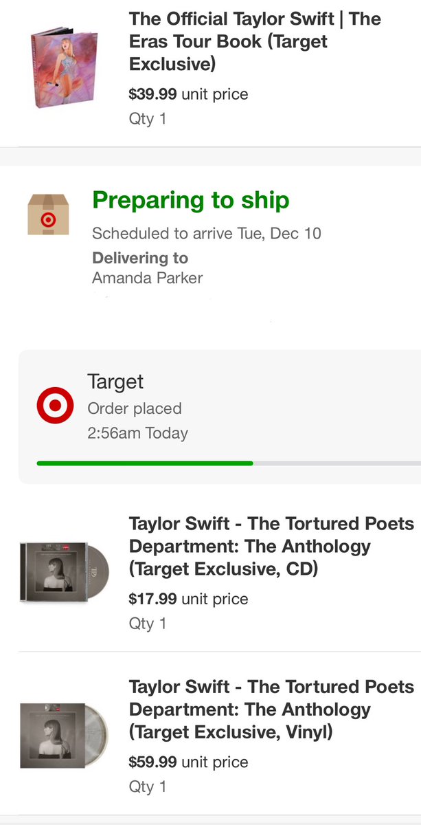 amandasp13's tweet photo. Waking up at 2:55am to order #TTPDTheAnthology and #TheOfficalTSTheErasTourBook was a success! @taylornation13 @taylorswift13 https://t.co/NHWzVLAADp