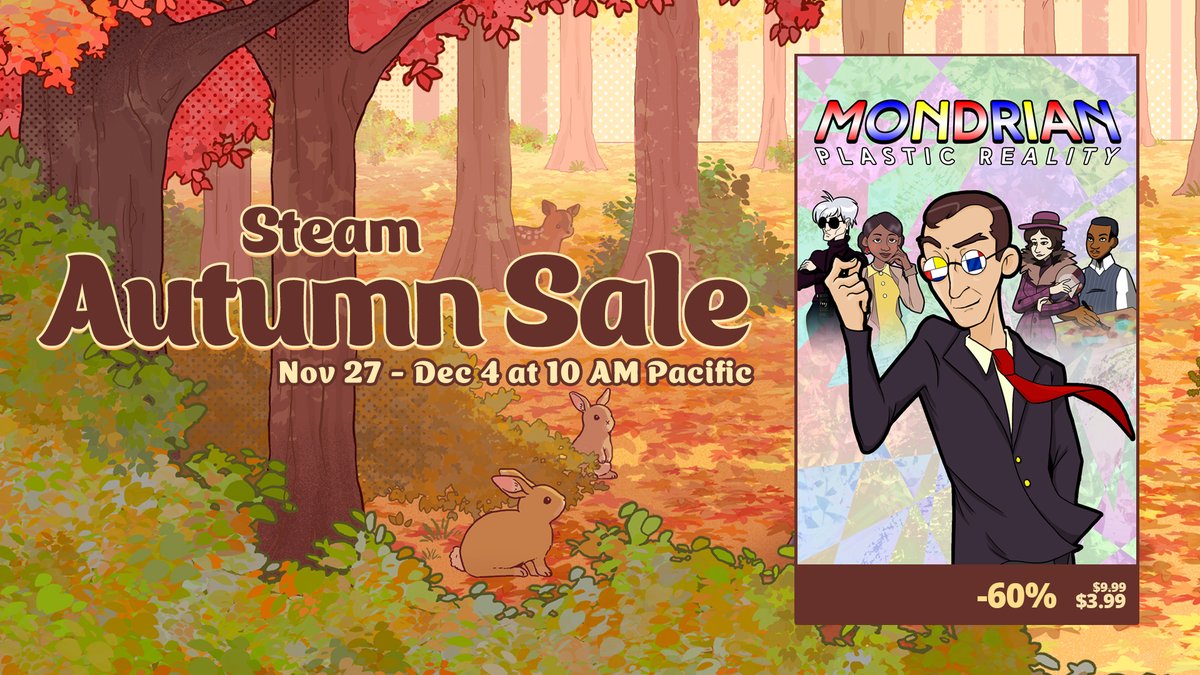 In Mondrian - Plastic Reality you'll travel into The Canvas to discover lost artworks. Release them from this alternate dimension via orbital arcade gameplay &amp; use recovered Gems to build your own museum!

Includes 6 game modes, level editor &amp; Steam Workshop!

#SteamAutumnSale