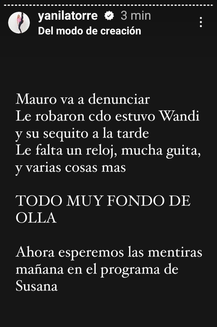 TerelopezO's tweet photo. @yanilatorre El sequito de Wanda lo choreó a Icardi? No esperaba menoss!
LoveiuuYaniii! ♡
#icardigate
#lam https://t.co/EiAu7mSyi5