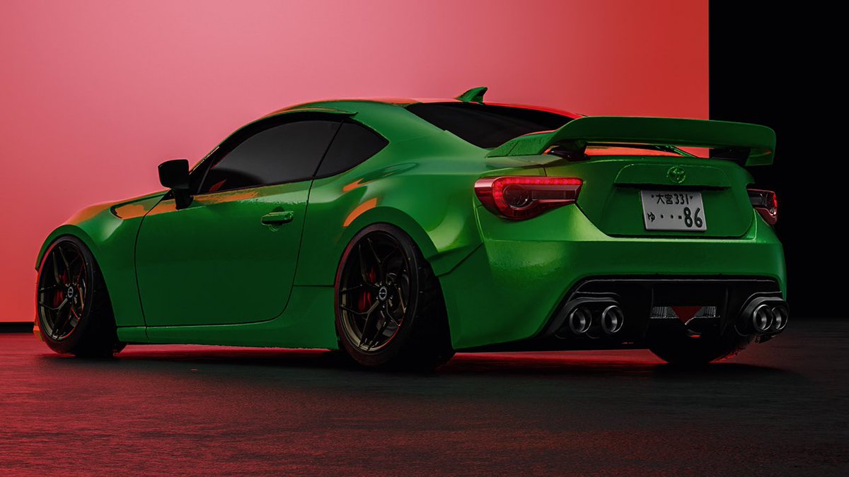86 BRZ リアスポイラー製作中🔥🔥🔥 180sxウィングに跳ね上げ要素を